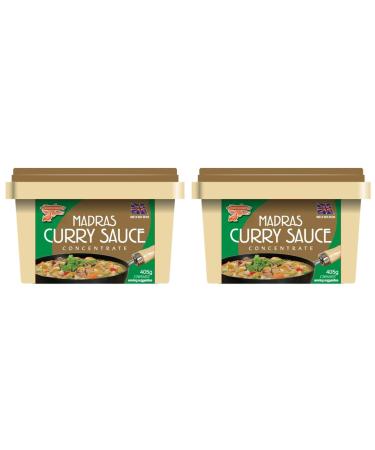 Goldfish Madras Original Curry Sauce Concentrate 405g (Pack of 2) by CNMART