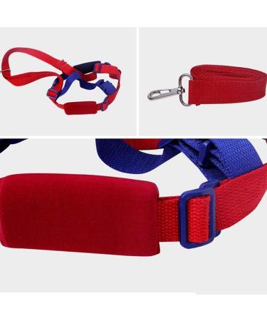 2-in-1 Toddler Leash & Harness for Child Safety - Anti Lost Wrist Link Walking Harness for Kids (Blue&Red) - Buy Online on SooperMarket.com