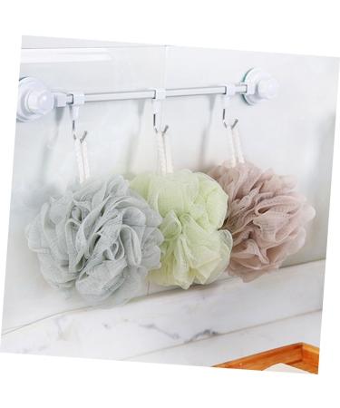 NOLITOY 4pcs Shower Ball Mesh Sponge - Luxurious Bath Pouf for a Spa-like Experience | International Shipping Available - Buy Online on SooperMarket.com
