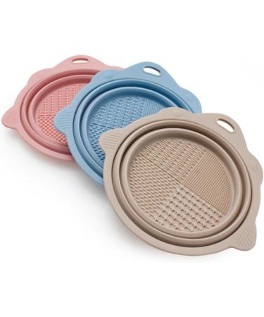Gissroys Bowl Cleaner Brushes Makeup Silicone Foldable Portable Cleaning Tool for Brushes Powder Sponges Bowl Washing Brush Silicone Brush Makeup Cup Azul - Buy Online on SooperMarket.com