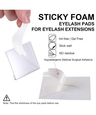 100 Pairs Foam Eye Pads for Lash Extensions - Lint Free, Hypoallergenic & Latex Free - Buy Online on SooperMarket.com