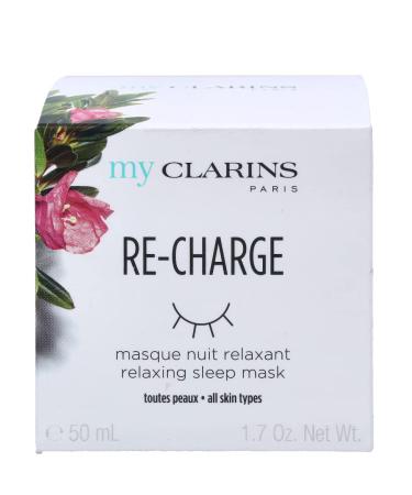 Clarins Re-Charge Relax Sleeping Mask | Hydrating Night Cream & Overnight Mask | Skin Recharge & Rosy Glow | Vegan | 1.7 Oz - Buy Online on SooperMarket.com