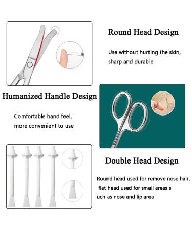 Nose Wax Applicators & Hair Removal Kit - 81 Pieces | Chopsticks Strips Scissors & More - International Shipping - Buy Online on SooperMarket.com