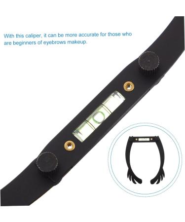 Beavorty 5pcs eye brow shaping kit white eyebrow ruler mapping level ruler eyebrow line aluminum alloy - Buy Online on SooperMarket.com