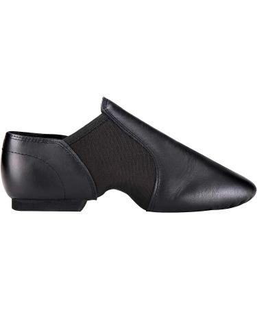 Linodes Jazz Dance Shoes - Tent Leather Slip-on for Women and Men - Black, Size 8 Women/7.5 Men - Buy Online on SooperMarket.com