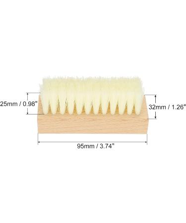 PATIKIL Shoe Cleaner Brush Square Handheld Polish Daubers for Leather Boots Canvas Sneakers White - Buy Online on SooperMarket.com