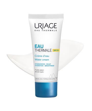 Uriage Daily Face Cream with Hyaluronic Acid & SPF20 40ml - Boosts Hydration & Moisturizes Skin - Refreshing Texture With Thermal Water - Non-Comedogenic - All Skin Types