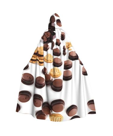 Cookies Food Chocolate Chip Biscuits Ultimate Vampire Cloak for Halloween-an Essential Addition to Every Lady's Dress Up and Role Cookies Food Chocolate Chip Biscuits One Size