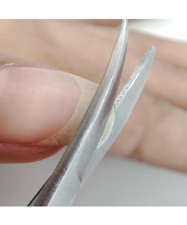 YSCARE Stainless Steel Cuticle Nail Scissors for Manicure and Pedicure - Silver - Buy Online on SooperMarket.com