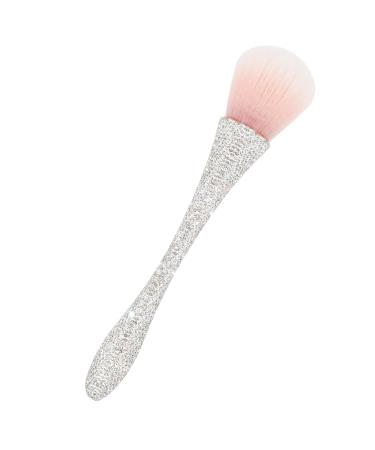 Premium Nail Dust Brush with Rhinestones - Fluffy Acrylic Duster for Nail Powder Removal | Essential Nail Tool - Buy Online on SooperMarket.com