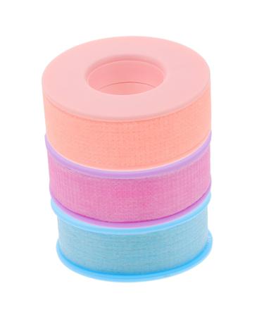 Angoily 3 Rolls Eyelash Tape Adhesive Fabric Lash Tape Eyeshadow Tape Eyelash Extension Tools Eyelash Extension Tape Plumbing Tools Eyelashes Stickers Breathable Non-Woven Fabric