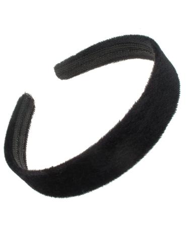 Arranview Jewellery Black velvet headband padded alice hair band