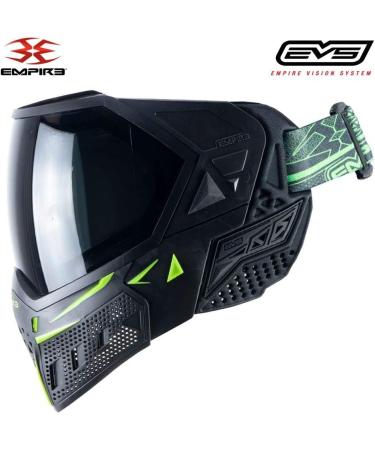 Empire EVS Thermal Paintball Mask/Goggle - Black/Lime - 2 Thermal Lenses - Buy Online on SooperMarket.com