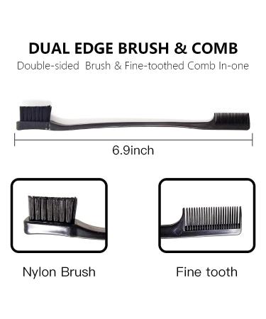Goiple Strong Hold Edge Control Wax for Women - Non-greasy Smoother with Strawberry Scent (4oz) incl. Edge Brushes & Scarf - Buy Online on SooperMarket.com