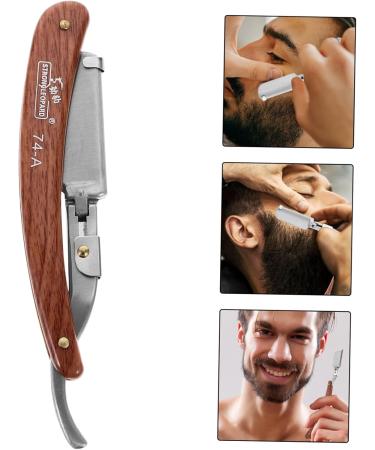 Angoily Stainless Steel Scissors & Razor for Men | Travel Barbershop Shaving Blades & Hair Scissors - Buy Online on SooperMarket.com