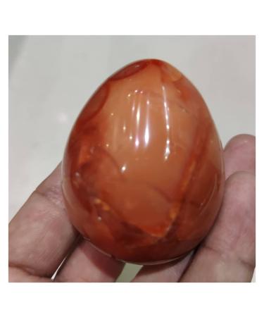 Crystal 1pc Stones 45mm Carnelian Agate Stones Orange Red Natural Sparkling Crystal Stone