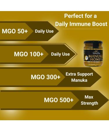 Queen Bee Manuka Honey 115+ Methylglyoxal 340g - Buy Online on SooperMarket.com