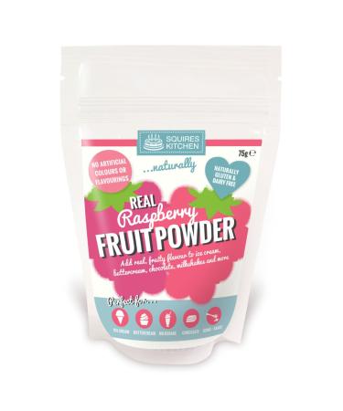 Squires Kitchen Raspberry Real Fruit Powder For Flavouing Natural Colouring
