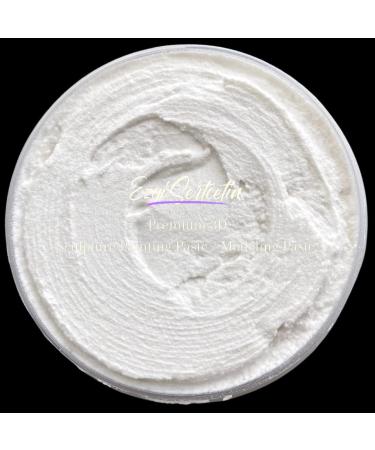 3D Sculpture Painting Paste 6 oz (Metallic White) - Ready to Use Decorative Plaster for Artwork, Stencil, Flowers, Art Relief - Buy Online on SooperMarket.com