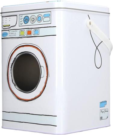 Large Capacity Iron Laundry Detergent Container with Window Lid - Multifunctional Storage Box for Washing Machine - Powdered Detergent Organizer - Buy Online on SooperMarket.com