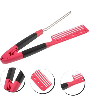 Angoily Folding Styling Comb - Smooth Straightener Hair Tool & Salon Wisking Comb for Women | Multipurpose Alloy Design | 23.5X3X2CM - Ideal for Shower & Everyday Use - Buy Online on SooperMarket.com