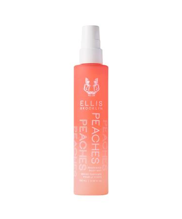 Ellis Brooklyn PEACHES Hair And Body Mist - Fruity Floral Perfume For Women with Sweet Peach Rosebud & Sandalwood Vegan Perfume Made In The USA Peaches 3.38 Fl Oz (Pack of 1)