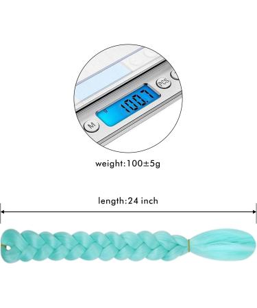 Huiguli Braiding Hair Extension Grow in the Dark for Women Fluorescent Ombre Jumbo Braiding Wigs Kanekalon for Twist Braiding for Women (Green) - Buy Online on SooperMarket.com