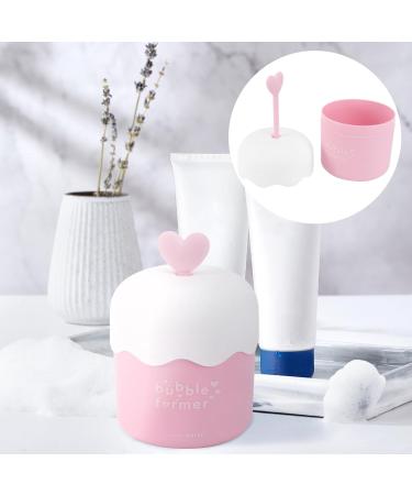 MAGICLULU Pink Facial Foam Cup - Portable Whip Bubble Maker for Cute Face Wash - Ideal Travel Facial Tool - Buy Online on SooperMarket.com