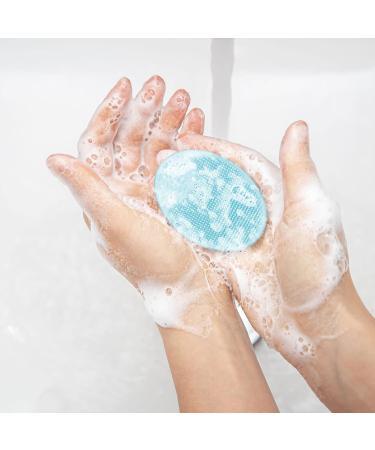 4PCS Soft Silicone Face Scrubber Set for Gentle Facial Exfoliation and Pore Cleansing - Buy Online on SooperMarket.com