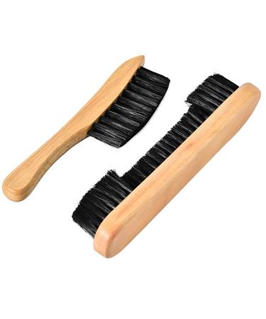 X TRIM, Set of Billiards Pool Table and Rail Brush Set, Billiard Pool Table Nylon Bristle Brush 9" Natural Wood Handle - Billiards Pool Snooker Accessories Set 2 items