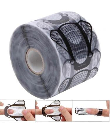French Nail Form Sticker 100pcs Uv Gel Nail Art Extension Guide Transparent Nail Stencil Salon Nails Diy Styling Tools - Buy Online on SooperMarket.com