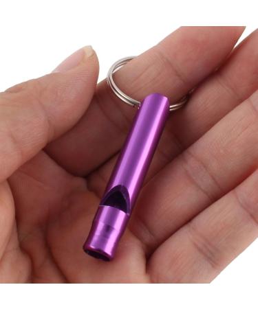 CABLEPELADO Survival Whistle - Emergency & Sports Whistle in Dark Purple | Aluminum Alloy for Outdoor Activities | International Shipping Available - Buy Online on SooperMarket.com