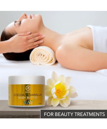 Cocoa & Vanilla Body Butter 250g | Natural Moisturizer for Very Dry Skin | Luxurious Skin & Hand Care - Buy Online on SooperMarket.com