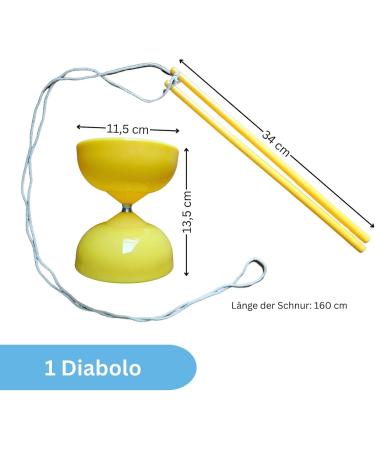 Alldoro 60130 Juggling Set in Backpack - 16-Piece Juggling Game with Diabolo for Kids & Beginners (Ages 3+) | Fun International Shipping Available - Buy Online on SooperMarket.com
