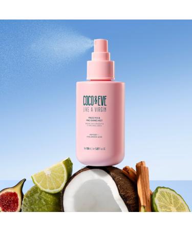 Coco & Eve Frizz Fix & Pro Shine Mist - 72H Frizz Control & Instant Shine | Lightweight Heat Protectant | Moisturizing Smoothing Detangling Spray | For Damaged Hair & All Hair Types (5.07 fl oz) - Buy Online on SooperMarket.com