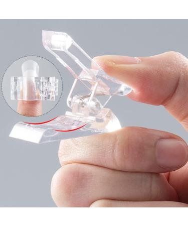 POPETPOP 1 Set nail extension set clear fake nail tips clear acrylic nail tips nail extension forms extension nail gel Manicure Extension False Nail pedicure brush plastic artificial 17.8x1.2cm As Shown - Buy Online on SooperMarket.com