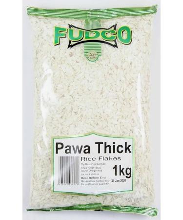 Seelans Fudco Pawa Thick Rice Flakes | 1KG | Rice Flakes | Flaked Rice| Best Breakfast Food | High Fibre | High Protein | Perfect for Snacking | Indian Origin
