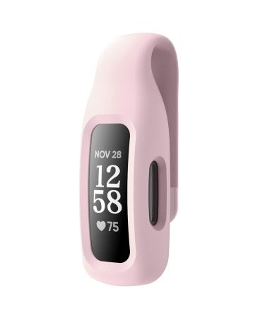 EEweca Clip Case Accessory for Fitbit Inspire 3/Inspire 2, Soft Pink (not for Inspire, Inspire hr, ace 2)