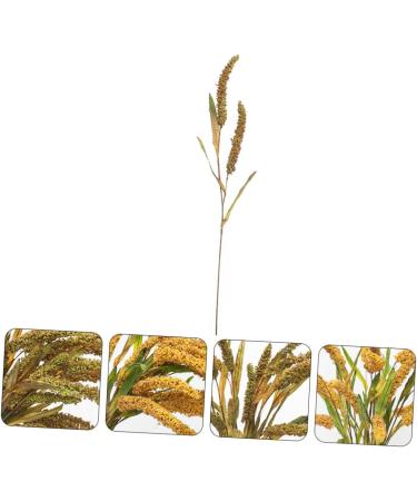Ciieeo 3pcs Simulated Ears of Corn Artificial Wheat Ears Stalks Thanksgiving Decorations Wheat Home D cor Fall Decor Artificial Plants Simulation Wheat Ears Household Fake Grass Iron Greenx3pcs 12X75CMx3pcs - Buy Online on SooperMarket.com