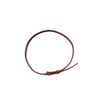 s Flashing strap puller strap for noseband noseband from Trensen london (light brown) with silver-colored buckle