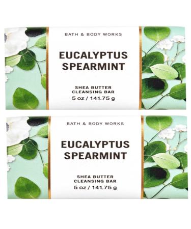 Bath and Body Works Bar Soap 2 pack (Eucalyptus Spearmint)