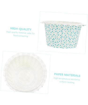 HOMSFOU 100 Pcs Cake Cups Baking Cake Cup Baking Cup Wraps Paper Dessert Liners Paper Muffin Wedding Cupcake Liners Mini Cupcake Liners Crayon Greaseproof Paper Round Container Baby 7.5X7.5X4CMx2pcs Greyx2pcs - Buy Online on SooperMarket.com
