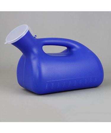 Mobile Toilet Potty Pee Urine Bottle Urinals for Men 2000mL Thick Plastic Bedpan Bottle with Lid - Buy Online on SooperMarket.com