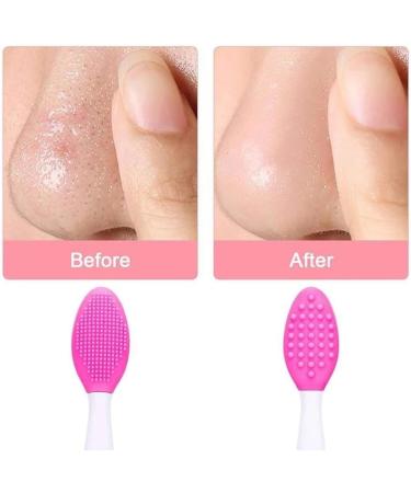 10Pcs Exfoliating Nose Brush Silicone Lip Brush Double-sided Soft Lip Brush Lip Scrub Brush Lip Scrubber Blackhead Brush for Lip Skin Smoothing Cleaning Perfect Makeup Tool Kits - Buy Online on SooperMarket.com