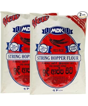 Seelans MDK Red String Hopper Flour | 700G | Hopper Mix | Flour | Rice Flour | Idiyappam Flour | 100% Row Rice | SriLankan Origin (Pack of 3) - Buy Online on SooperMarket.com