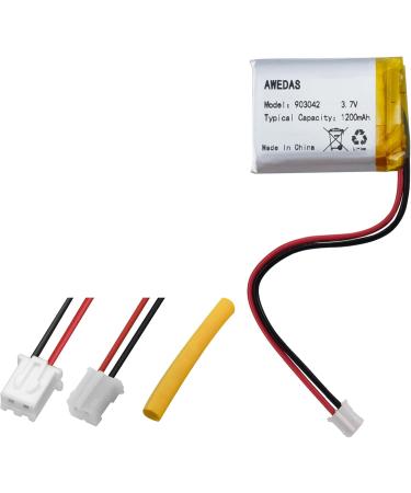 903042 Rechargeable Lipo Battery - Compatible Replacement for Multiple Devices | PH 2.54 JST Connector & Tool Included - Buy Online on SooperMarket.com