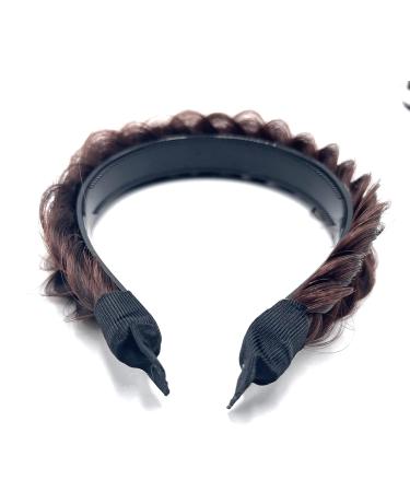 STHEJFB Wide Braided Headband Hoop Fashion Hair Accessories for Women and Girls (Dark Auburn) - Buy Online on SooperMarket.com