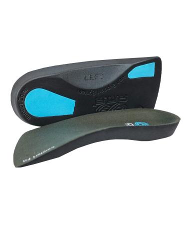 Orthotic Insoles. High Performance. Comfort Fit Weak & Fallen Arches. Flat Feet & Plantar Fasciitis. Arch Support Grey Large 9-10.5 L 9-10.5