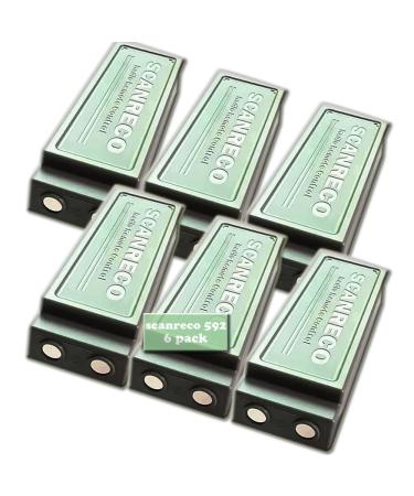 6 Pack 2000mAh 7.2V NiMH Battery for Scanreco 592 Battery RSC7220 13445 NiMH Replacement Battery for Scanreco 590 592 960 BS590 Cifa EA2512 Effer Fasse Fassi FBS590