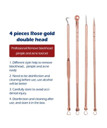 Acne Needles Set - 4Pcs Stainless Steel Blackhead & Blemish Removal Tools | Effective Pimple Solutions - Buy Online on SooperMarket.com